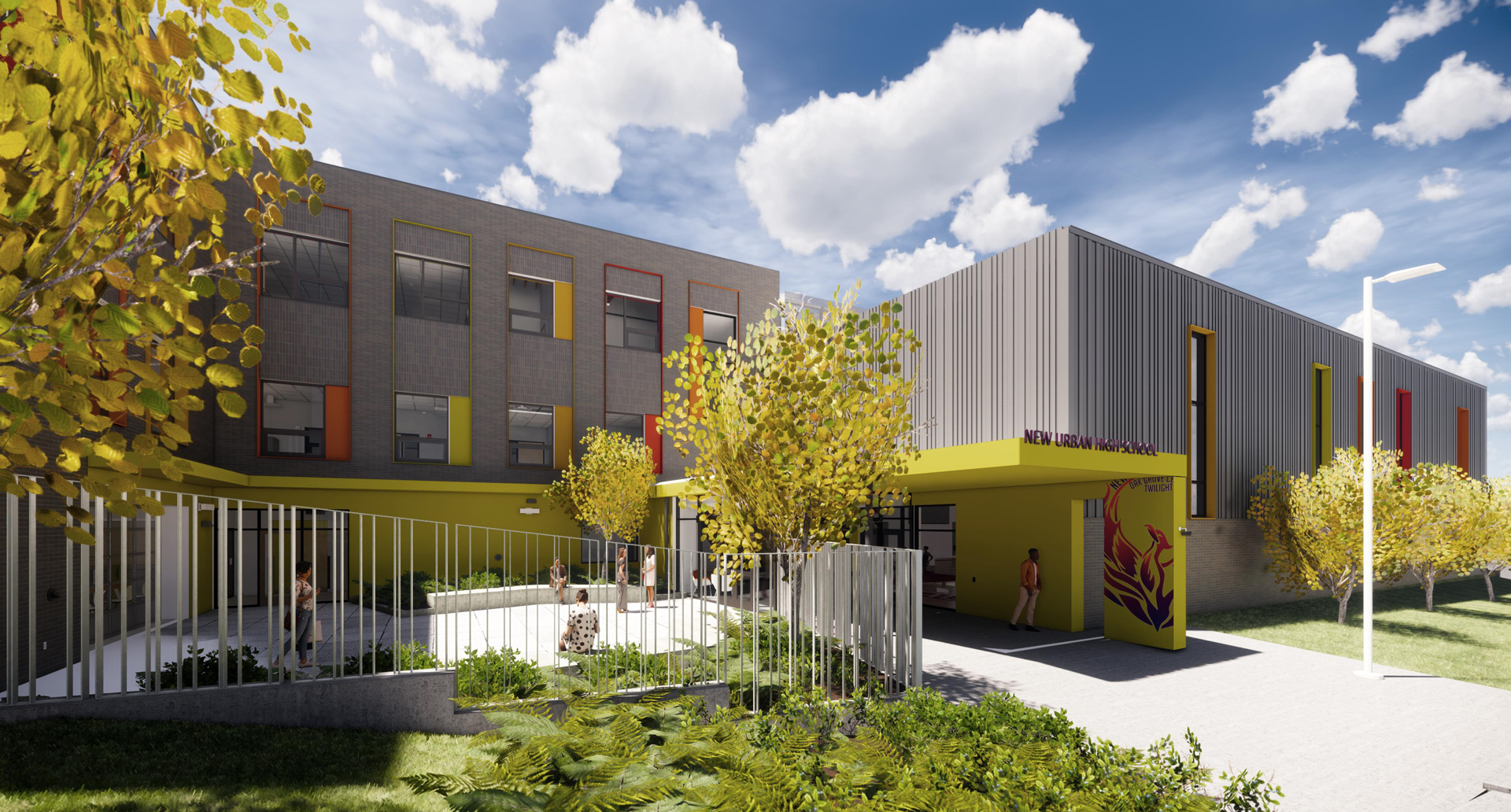 New Urban High School Opsis Architecture