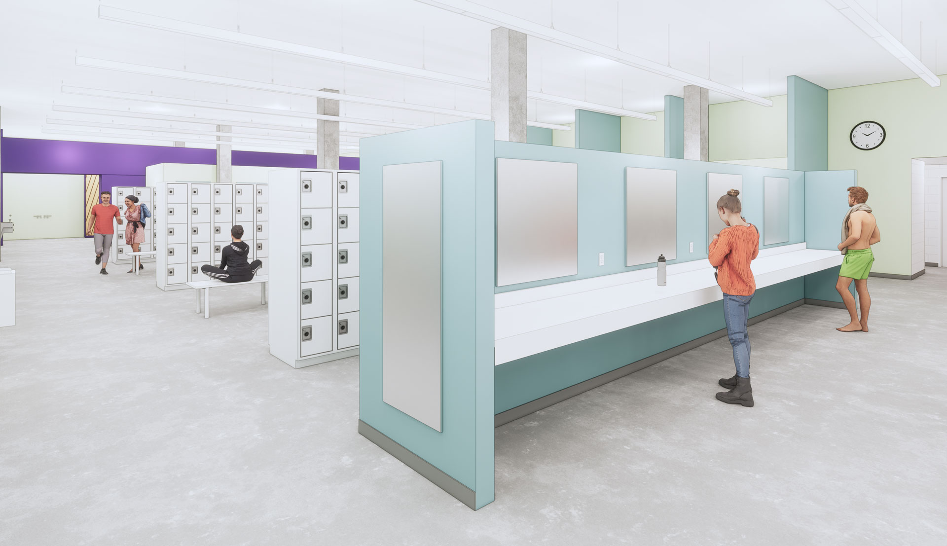 IMA Locker Rooms & Pool Upgrades Opsis Architecture